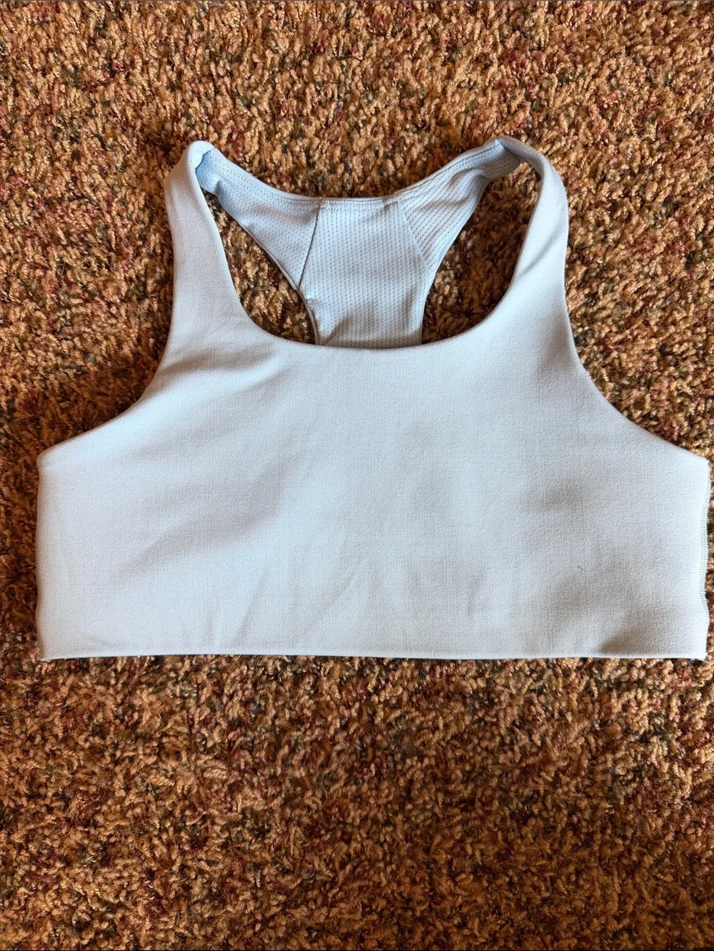Athleta Pale Blue Racerback Sports Bra Top